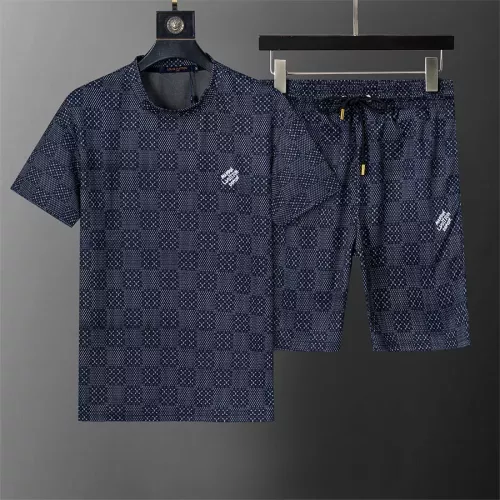 Louis Vuitton LV Tracksuits Short Sleeved For Men #1278852 $42.00 USD, Wholesale Replica Louis Vuitton LV Tracksuits