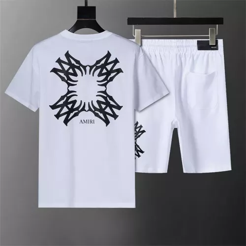 Amiri Tracksuits Short Sleeved For Men #1278861 $42.00 USD, Wholesale Replica Amiri Tracksuits