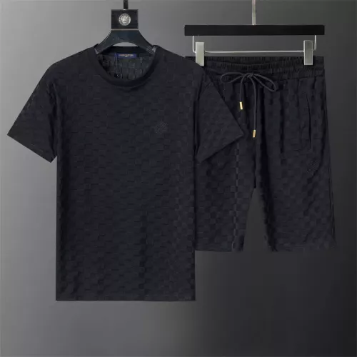 Louis Vuitton LV Tracksuits Short Sleeved For Men #1278864 $42.00 USD, Wholesale Replica Louis Vuitton LV Tracksuits