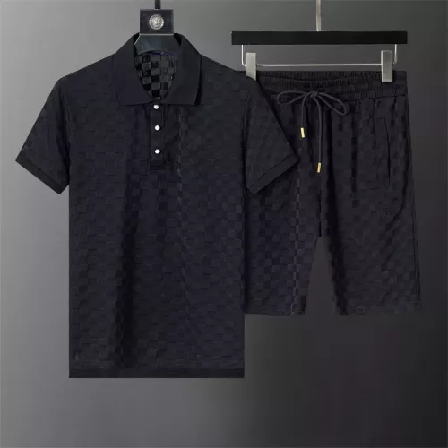 Louis Vuitton LV Tracksuits Short Sleeved For Men #1278875 $45.00 USD, Wholesale Replica Louis Vuitton LV Tracksuits