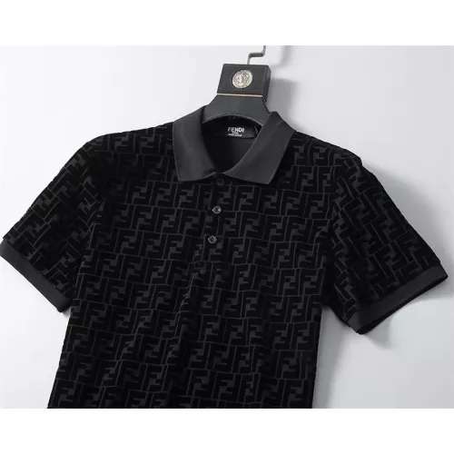 Replica Fendi Tracksuits Short Sleeved For Men #1278879 $45.00 USD for Wholesale