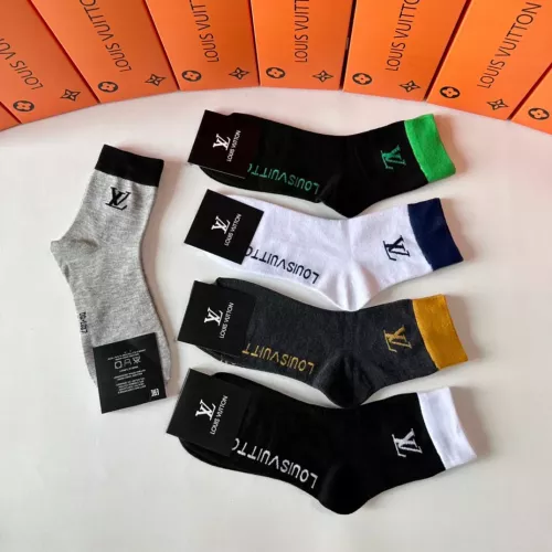 Replica Louis Vuitton LV Socks #1278886 $29.00 USD for Wholesale