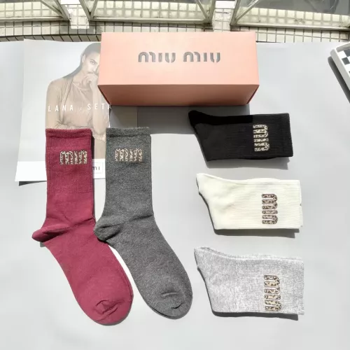 Replica MIU MIU Socks #1278907 $29.00 USD for Wholesale