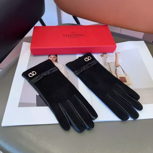 Replica Valentino Gloves For Women #1278909 $45.00 USD for Wholesale