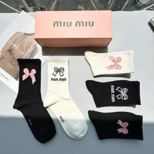 Replica MIU MIU Socks #1278925 $29.00 USD for Wholesale