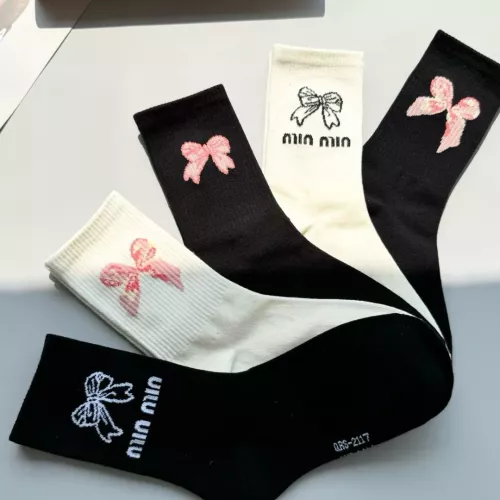 Replica MIU MIU Socks #1278925 $29.00 USD for Wholesale