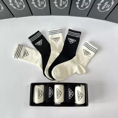 Replica Prada Socks #1278976 $32.00 USD for Wholesale