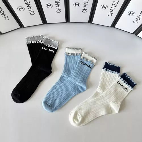 Replica Chanel Socks #1279000 $32.00 USD for Wholesale