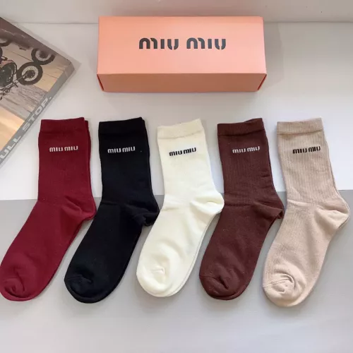 MIU MIU Socks For Men #1279036 $29.00 USD, Wholesale Replica MIU MIU Socks