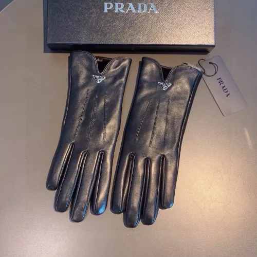 Prada Gloves For Women #1279111 $45.00 USD, Wholesale Replica Prada Gloves