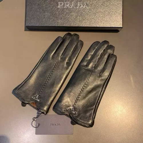 Prada Gloves For Women #1279112 $45.00 USD, Wholesale Replica Prada Gloves