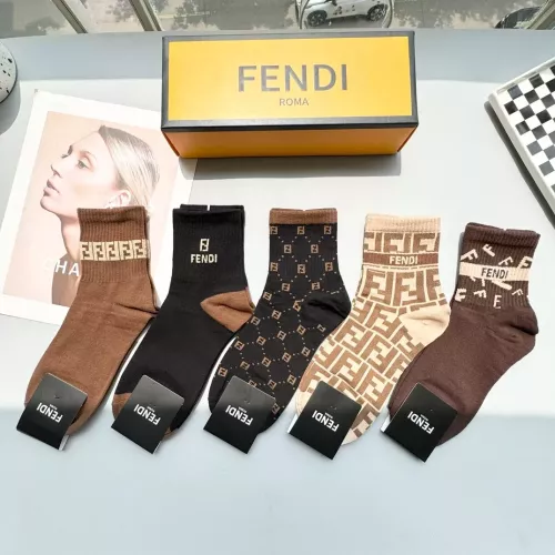 Fendi Socks #1279209 $25.00 USD, Wholesale Replica Fendi Socks