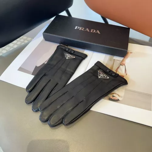 Prada Gloves For Women #1279244 $45.00 USD, Wholesale Replica Prada Gloves