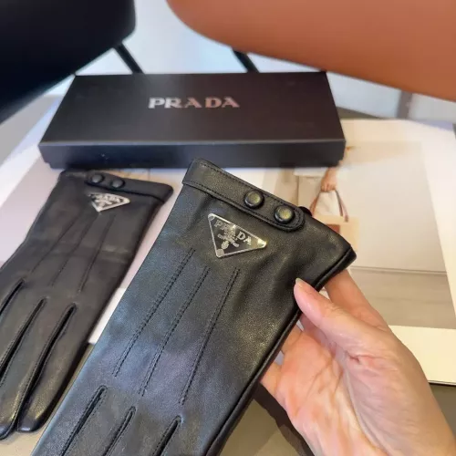 Replica Prada Gloves For Women #1279244 $45.00 USD for Wholesale