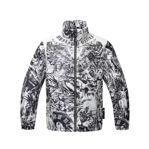 Philipp Plein PP Down Feather Coat Long Sleeved For Men #1279301 $264.46 USD, Wholesale Replica Woolrich Jackets