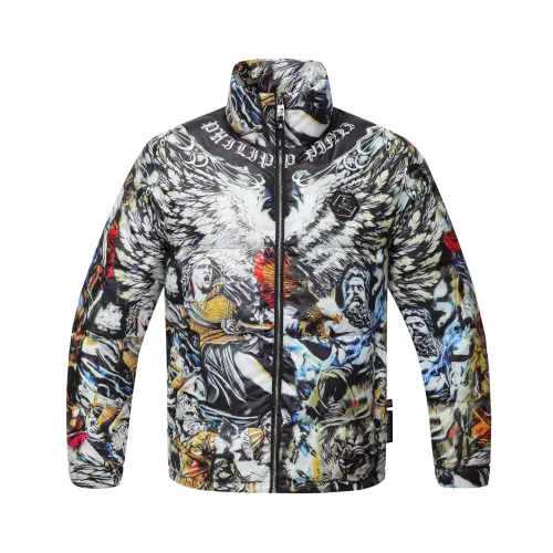 Philipp Plein PP Down Feather Coat Long Sleeved For Men #1279302 $264.46 USD, Wholesale Replica Woolrich Jackets