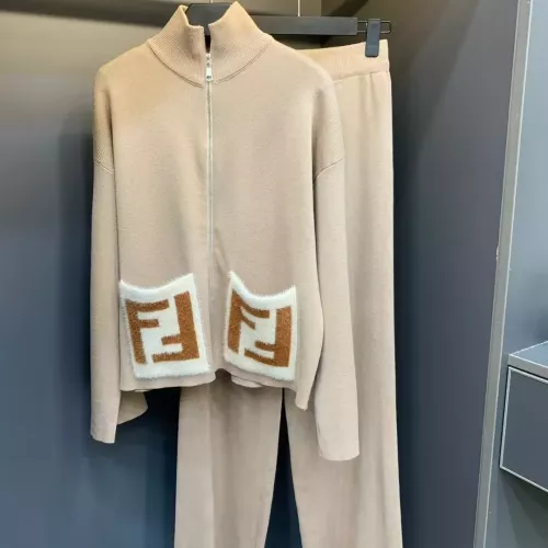 Fendi Tracksuits Long Sleeved For Women #1279346 $85.00 USD, Wholesale Replica Fendi Tracksuits