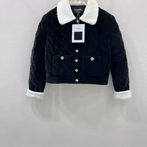 Chanel Down Coat Long Sleeved For Women #1279356 $210.00 USD, Wholesale Replica Chanel Jackets