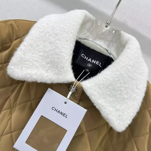 Replica Chanel Down Coat Long Sleeved For Women #1279357 $210.00 USD for Wholesale