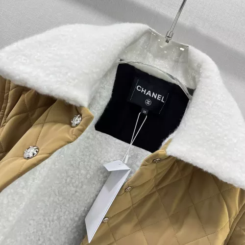 Replica Chanel Down Coat Long Sleeved For Women #1279357 $210.00 USD for Wholesale