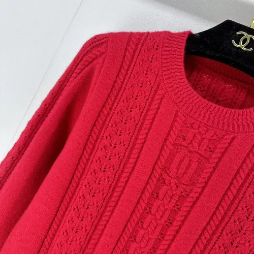 Replica Chanel Sweaters Long Sleeved For Women #1279377 $118.00 USD for Wholesale