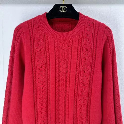 Replica Chanel Sweaters Long Sleeved For Women #1279377 $118.00 USD for Wholesale