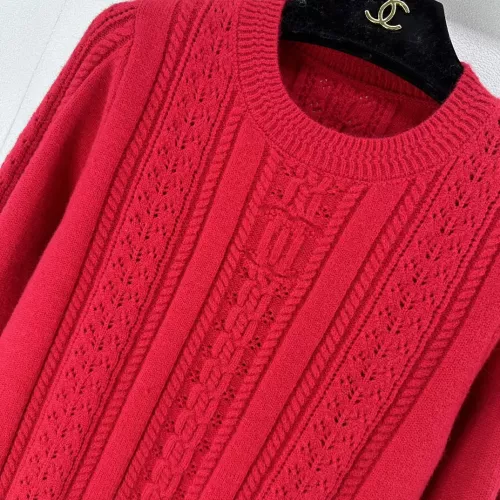 Replica Chanel Sweaters Long Sleeved For Women #1279377 $118.00 USD for Wholesale