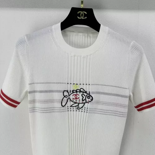 Replica Chanel Sweaters Short Sleeved For Women #1279380 $76.00 USD for Wholesale