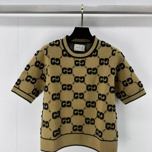 Gucci Sweaters Short Sleeved For Women #1279465 $92.00 USD, Wholesale Replica Gucci Sweaters