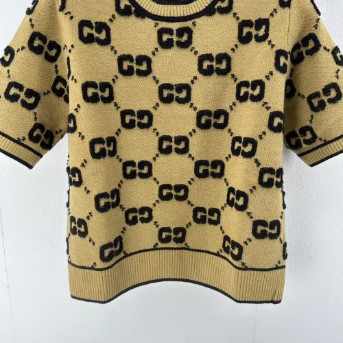 Replica Gucci Sweaters Short Sleeved For Women #1279465 $92.00 USD for Wholesale