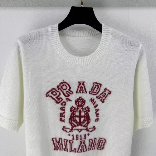 Replica Prada Sweater Short Sleeved For Women #1279499 $80.00 USD for Wholesale