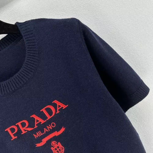 Replica Prada Sweater Short Sleeved For Women #1279501 $80.00 USD for Wholesale