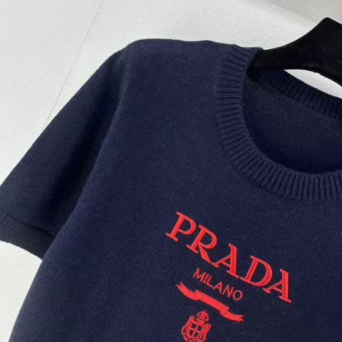 Replica Prada Sweater Short Sleeved For Women #1279501 $80.00 USD for Wholesale