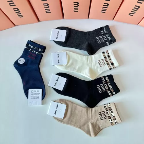 Replica MIU MIU Socks #1279543 $27.00 USD for Wholesale