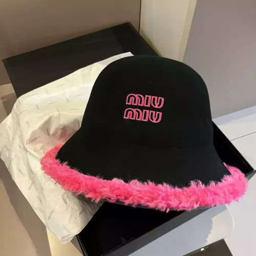 MIU MIU Caps #1279555 $48.00 USD, Wholesale Replica MIU MIU Caps