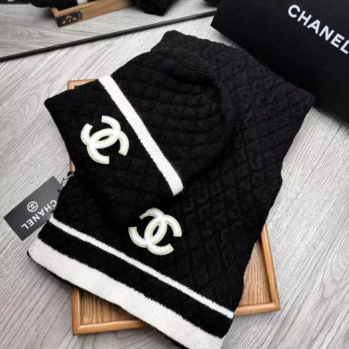 Chanel Hat and Scarf Set #1279604 $52.00 USD, Wholesale Replica Chanel Hat and Scarf and Glove Set