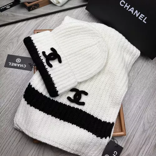 Chanel Hat and Scarf Set #1279605 $52.00 USD, Wholesale Replica Chanel Hat and Scarf and Glove Set