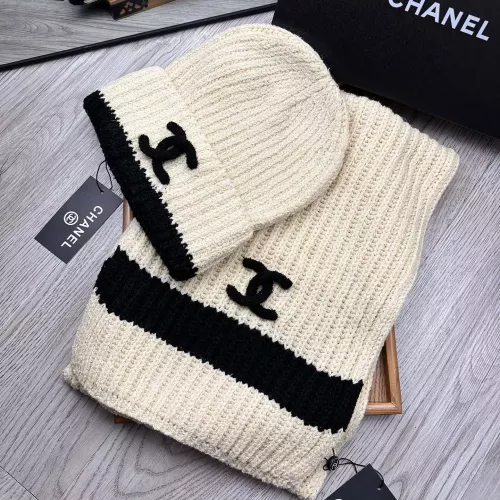 Chanel Hat and Scarf Set #1279606 $52.00 USD, Wholesale Replica Chanel Hat and Scarf and Glove Set