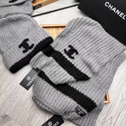 Replica Chanel Hat and Scarf Set #1279607 $52.00 USD for Wholesale