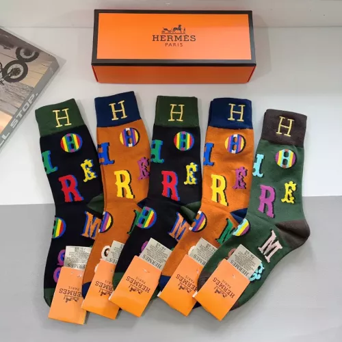 Replica Hermes Socks #1279657 $29.00 USD for Wholesale