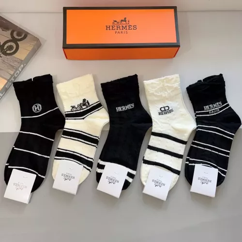 Hermes Socks #1279671 $27.00 USD, Wholesale Replica Hermes Socks