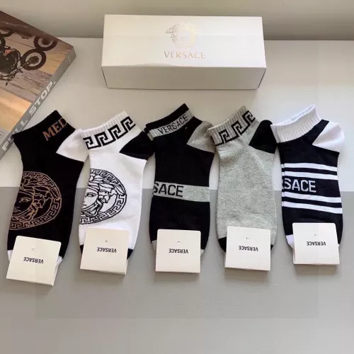 Versace Socks #1279673 $27.00 USD, Wholesale Replica Versace Socks