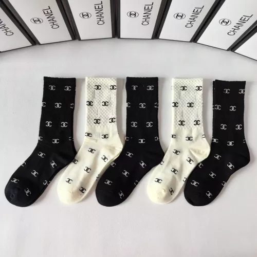 Replica Chanel Socks #1279693 $29.00 USD for Wholesale