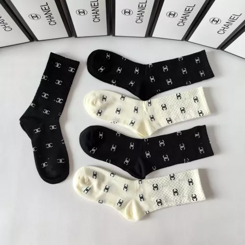 Replica Chanel Socks #1279693 $29.00 USD for Wholesale