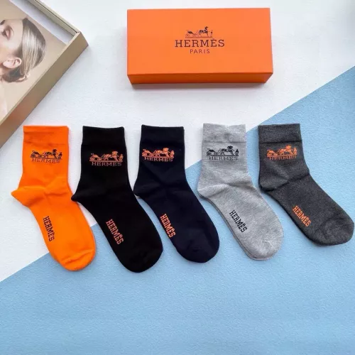 Hermes Socks #1279694 $25.00 USD, Wholesale Replica Hermes Socks