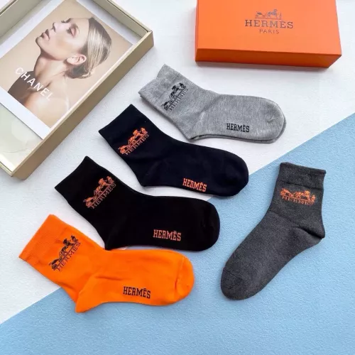 Replica Hermes Socks #1279694 $25.00 USD for Wholesale