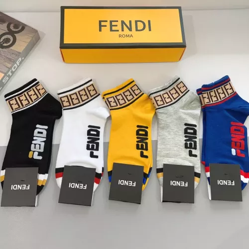 Fendi Socks #1279695 $27.00 USD, Wholesale Replica Fendi Socks