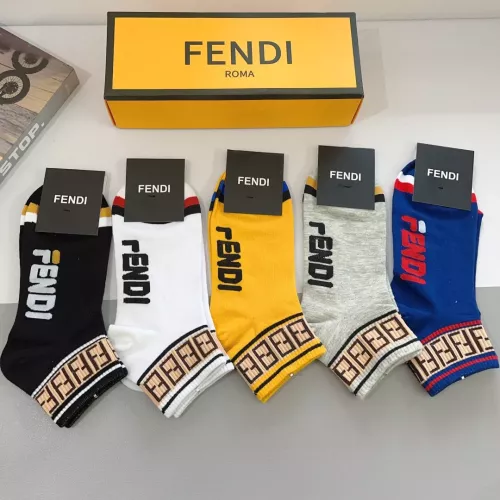 Replica Fendi Socks #1279695 $27.00 USD for Wholesale