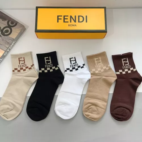 Fendi Socks #1279696 $27.00 USD, Wholesale Replica Fendi Socks