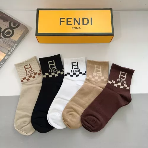 Replica Fendi Socks #1279696 $27.00 USD for Wholesale